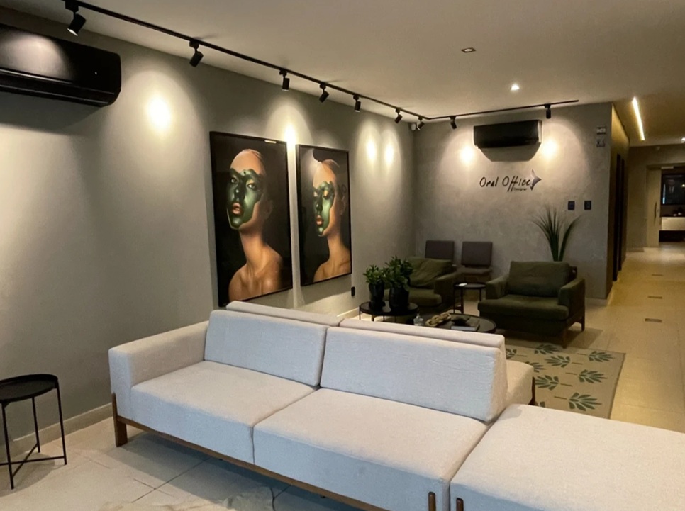 Recepção da clínica Oral Office Estética em Boa Vista